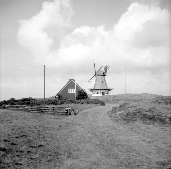 Sønderho, Fanø: Sønderho Mølle og møllegården,