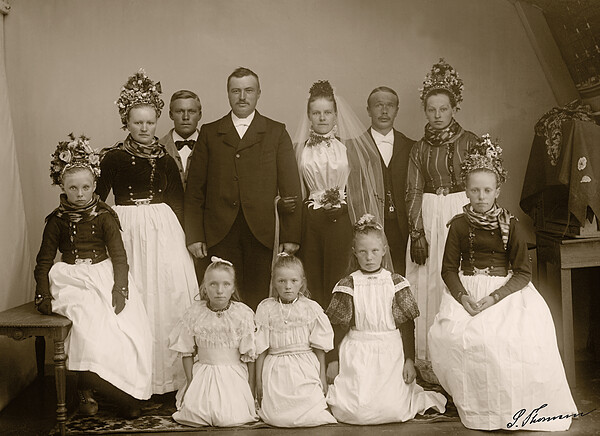 Sønderho, Fanø: Niels Hansen Thygesen og Anna Kristine Jensen g. Thygesen