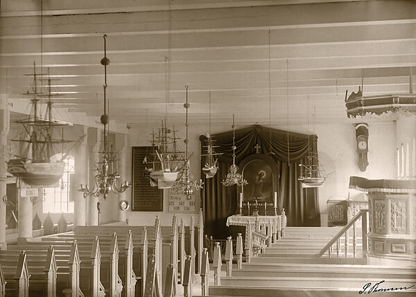 S&oslash;nderho, Fan&oslash;: S&oslash;nderho kirke efter 1906