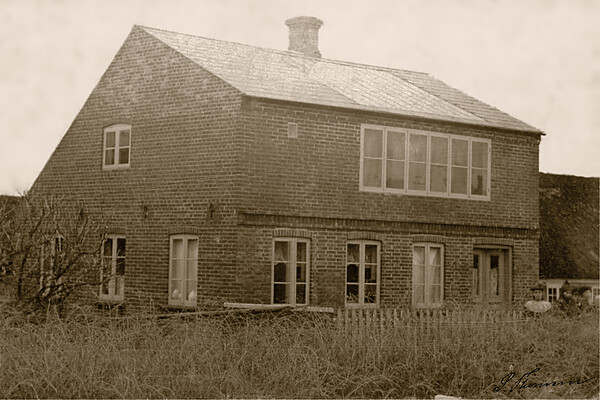 Sønderho, Fanø: Hus tilhørende Mariane Thomsen f. Frandsen og Sonnich Thomsen
